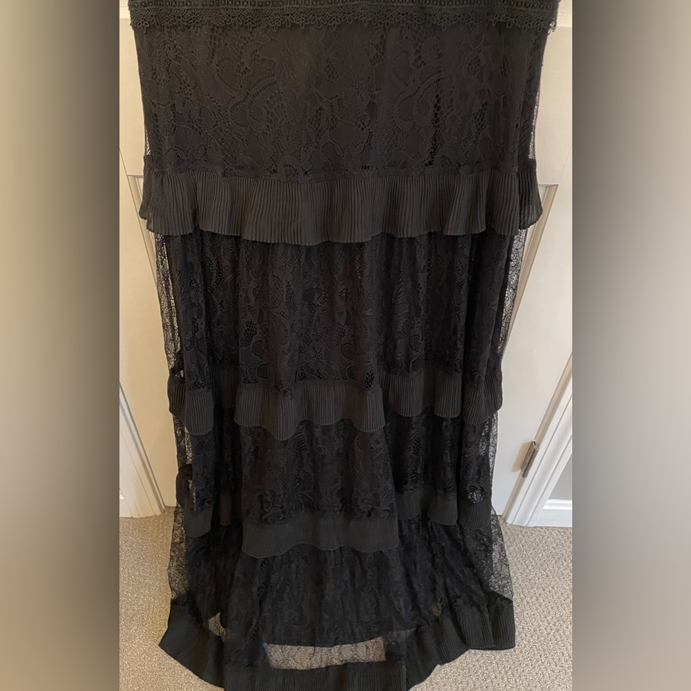 Lulus Marvelous Darling Black Lace Ruffled Tiered Maxi Dress - Picture 6 of 13